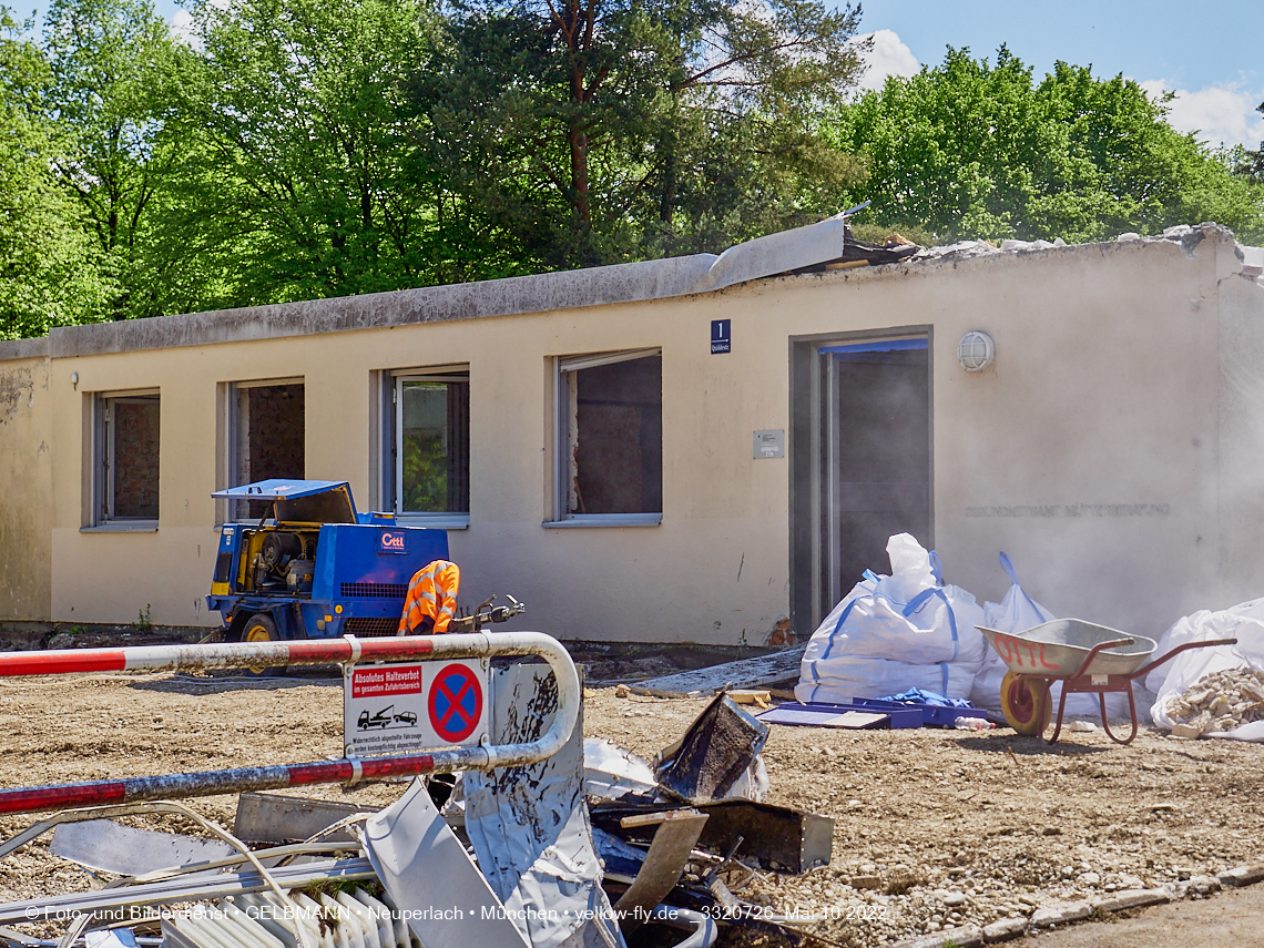 10.05.2022 - Baustelle am Haus für Kinder in Neuperlach